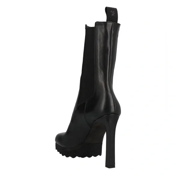 Off-White leather heeled boots - Picture 9 of 9